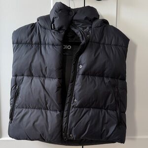 Alo Yoga hooded puffer vest